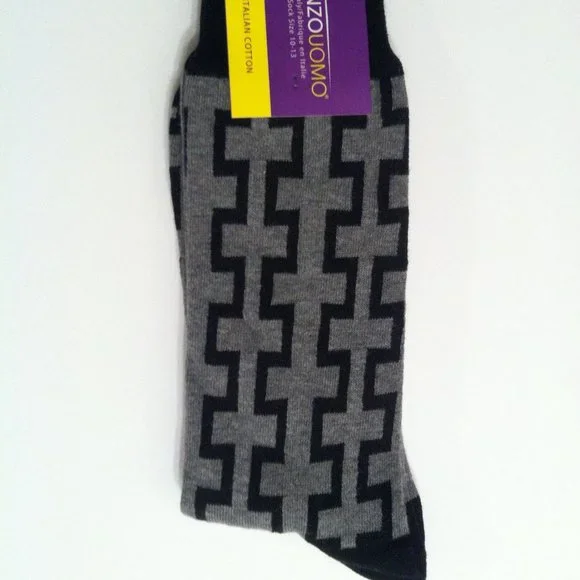 3 LORENZO UOMO MEN'S NEW COTTON BLEND DRESS SOCKSFIT SHOE SIZE: 7-13